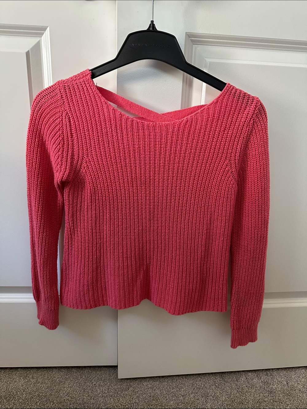 Tucker + Tate Girls Coral Pink Ribbed Sweater